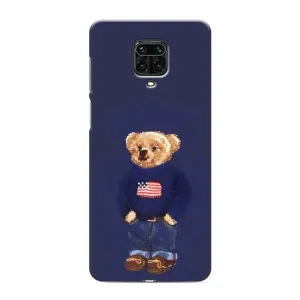 Чехлы Мишка Тедди для Редми Нот 9с (Мишка USA)