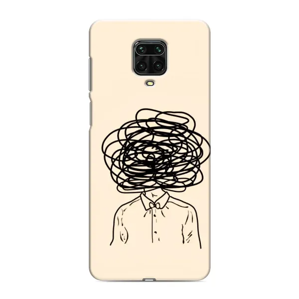 Чехол с рисунком «Мысли» для Xiaomi Redmi Note 9S