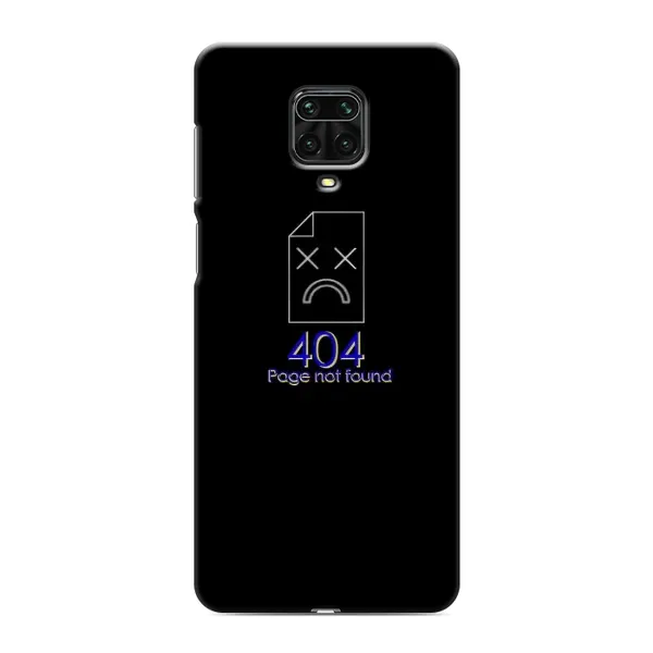 Чохол з малюнком «Помилка 404» для Xiaomi Redmi Note 9S Чохол з малюнком «Помилка 404» для Xiaomi Redmi Note 9S