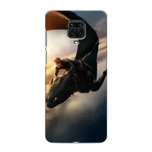 Чехол дракон Беззубик для Xiaomi Redmi Note 9S (Полет Беззубика)