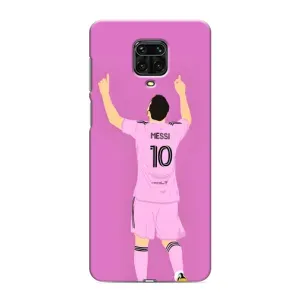 Чехлы Лео Месси в Майами на Xiaomi Redmi Note 9S (Празднование Месси)