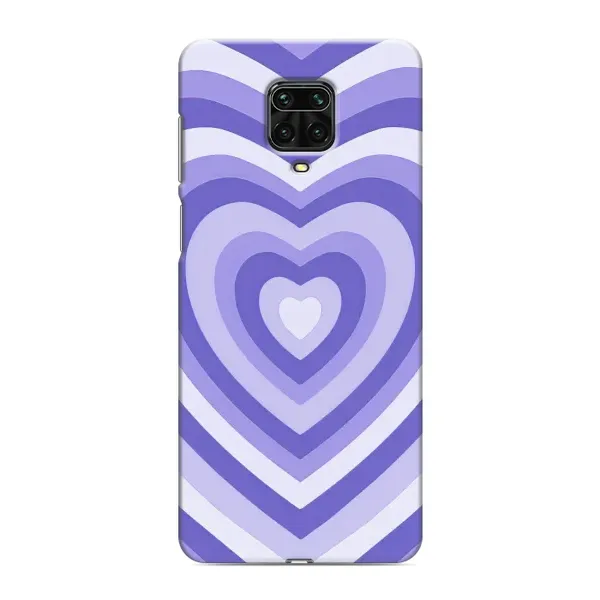 Чехол с рисунком «Сердце фиолет» для Xiaomi Redmi Note 9S Чехол с рисунком «Сердце фиолет» для Xiaomi Redmi Note 9S