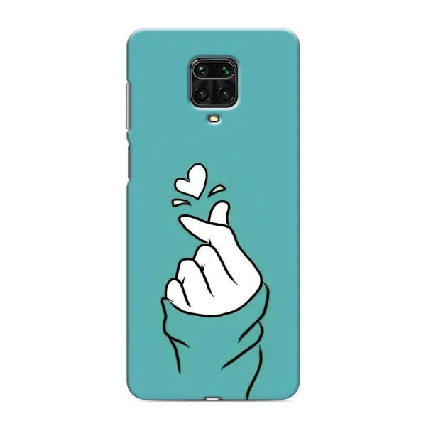 Чохол з малюнком «Сердечко на бірюзовому» для Xiaomi Redmi Note 9S