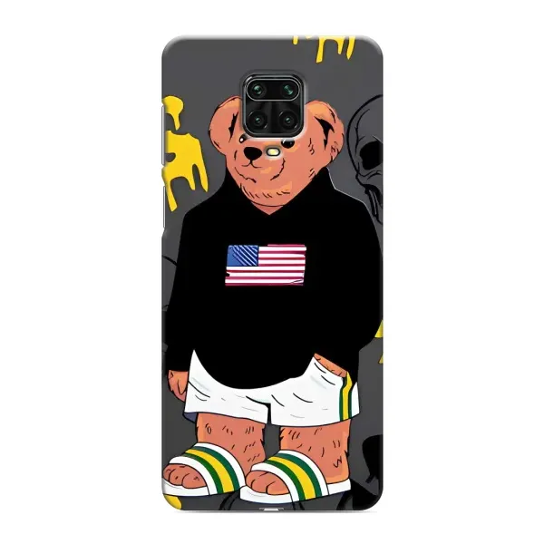 Чохол з малюнком «Teddy USA» для Xiaomi Redmi Note 9S Чохол з малюнком «Teddy USA» для Xiaomi Redmi Note 9S