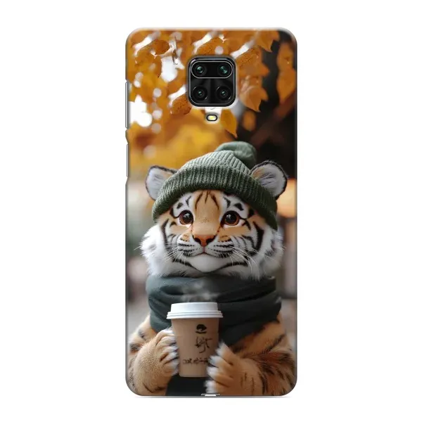 Чохол з малюнком «Тигр з кавою» для Xiaomi Redmi Note 9S Чохол з малюнком «Тигр з кавою» для Xiaomi Redmi Note 9S