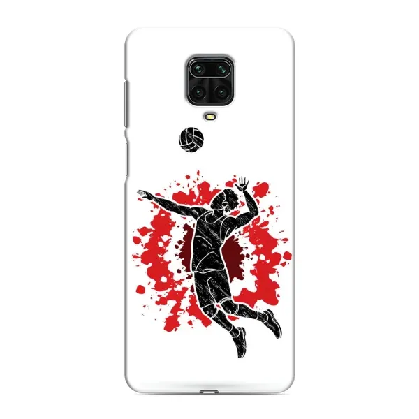 Чехол с рисунком «Волейболист» для Xiaomi Redmi Note 9S Чехол с рисунком «Волейболист» для Xiaomi Redmi Note 9S