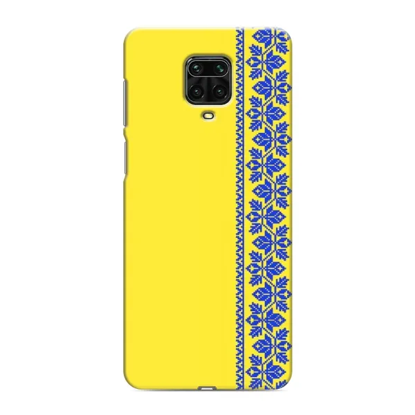 Чехол с рисунком «Вышиванка на желтом» для Xiaomi Redmi Note 9S Чехол с рисунком «Вышиванка на желтом» для Xiaomi Redmi Note 9S