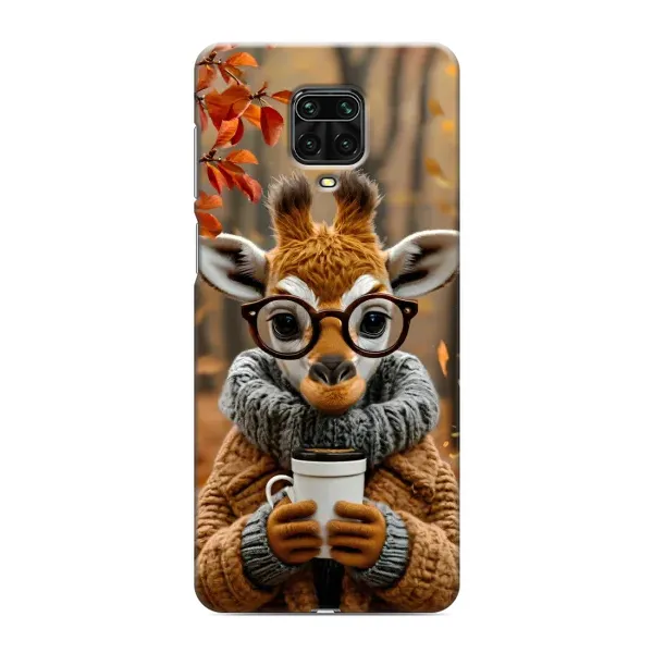 Чохол з малюнком «Жираф з кавою» для Xiaomi Redmi Note 9S Чохол з малюнком «Жираф з кавою» для Xiaomi Redmi Note 9S