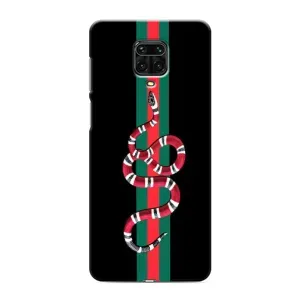 Чехлы Бренд GUCCI для Xiaomi Redmi Note 9S (Змей Гуччи)