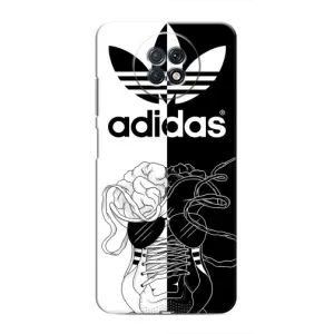 Чехол в стиле "Адидас" для Редми Нот 9Т (Adidas шнурки)