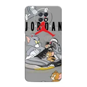 Силиконовый Чехол Nike Air Jordan на Редми Нот 9Т (Air Jordan)
