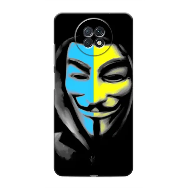Чехол с рисунком «Анонимус патриот» для Xiaomi Redmi Note 9T Чехол с рисунком «Анонимус патриот» для Xiaomi Redmi Note 9T