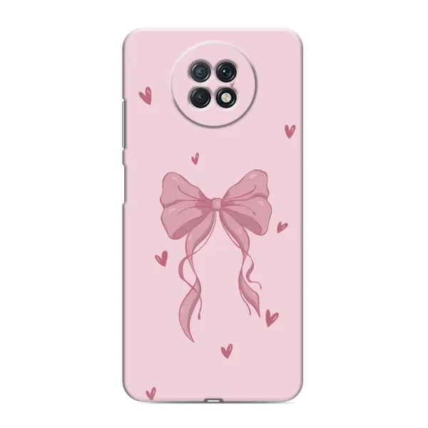 Чехол с рисунком «Бант на розовом» для Xiaomi Redmi Note 9T Чехол с рисунком «Бант на розовом» для Xiaomi Redmi Note 9T