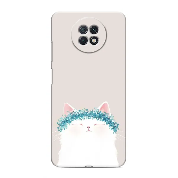 Чехол с рисунком «Белый котик» для Xiaomi Redmi Note 9T Чехол с рисунком «Белый котик» для Xiaomi Redmi Note 9T