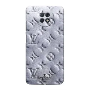 Текстурный Чехол Louis Vuitton для Редми Нот 9Т (Белый ЛВ)