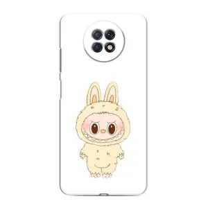 Чохол з принтом Лабубу для Xiaomi Redmi Note 9T (Бежевий Лабубу)