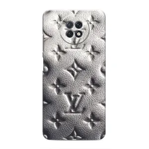 Текстурный Чехол Louis Vuitton для Редми Нот 9Т (Бежевый ЛВ)