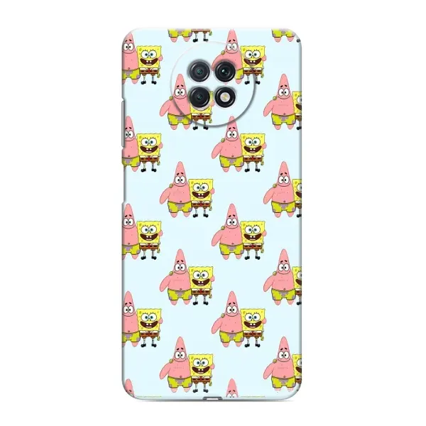 Чехол с рисунком «Боб и Патрик» для Xiaomi Redmi Note 9T