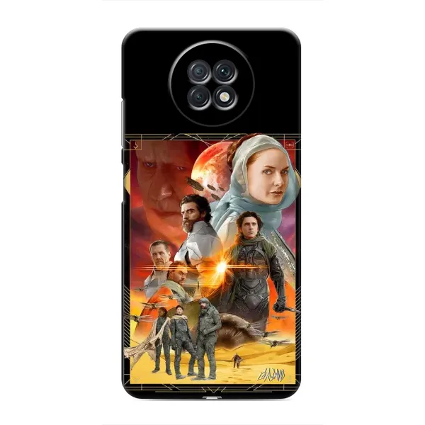 Чехол с рисунком «Д Ю Н А» для Xiaomi Redmi Note 9T
