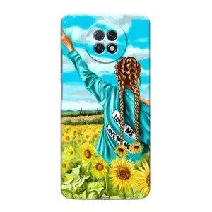 Чохол Стильні дівчата на Xiaomi Redmi Note 9T (Дівчина на полі)