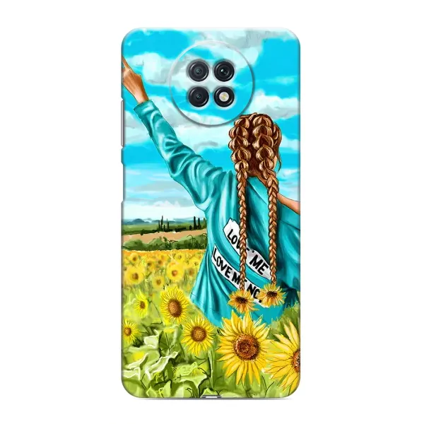 Чехол с рисунком «Девушка на поле» для Xiaomi Redmi Note 9T Чехол с рисунком «Девушка на поле» для Xiaomi Redmi Note 9T