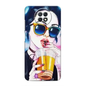 Чохол з картинкою Модні Дівчата Xiaomi Redmi Note 9T (Дівчина з коктейлем)