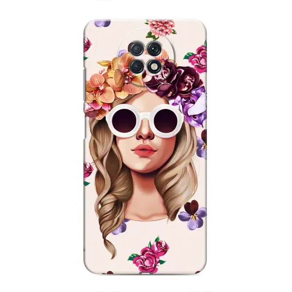 Чехол с рисунком «Девушка в очках» для Xiaomi Redmi Note 9T Чехол с рисунком «Девушка в очках» для Xiaomi Redmi Note 9T