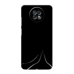 Чехол с картинками на черном фоне для Xiaomi Redmi Note 9T (Дорога)