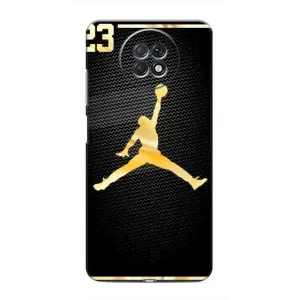 Силиконовый Чехол Nike Air Jordan на Редми Нот 9Т (Джордан 23)
