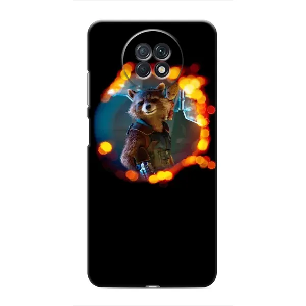Чехол с рисунком «Енот Ракета» для Xiaomi Redmi Note 9T
