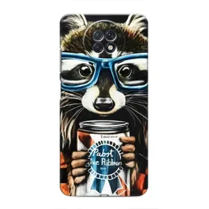 Силіконовий Чохол з Энотами на Xiaomi Redmi Note 9T (Єнот в окулярах)