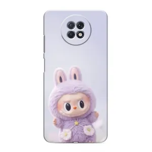 Чохол з принтом Лабубу для Xiaomi Redmi Note 9T (Фіолетовий Лабубу)