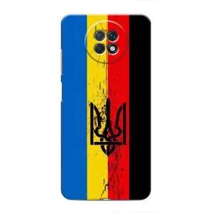 Чехлы УПА (Красно-Чёрный) на Xiaomi Redmi Note 9T (Флаг УПА)