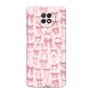 Чохол банти для Xiaomi Redmi Note 9T (Фон бантики)
