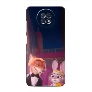 Силиконовый чехол с принтом Зоотрополіс для Xiaomi Redmi Note 9T (Главные герои)