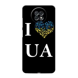 Силиконовый Чехол на Xiaomi Redmi Note 9T (Я-Украина) (I Love UA)