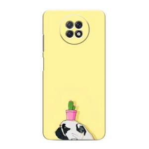 Бампер для Xiaomi Redmi Note 9T з картинкою "Песики" (Кактус на голові)