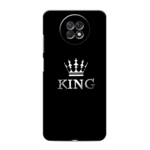 Чохол (Корона на чорному фоні) для Редмі Нот 9Т (KING)