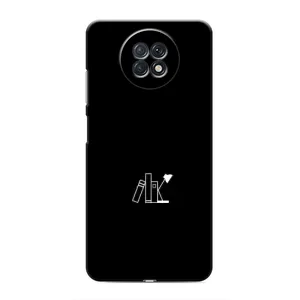 Чехол с картинками на черном фоне для Xiaomi Redmi Note 9T (Книжки)