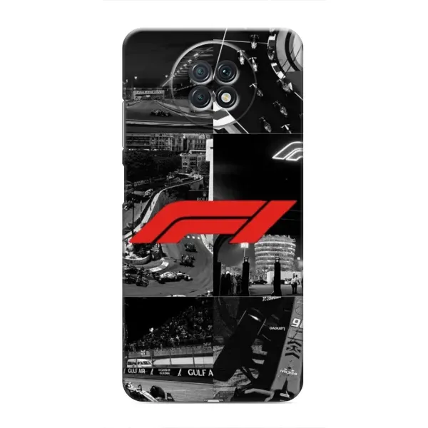 Чехол с рисунком «Коллаж Формула 1» для Xiaomi Redmi Note 9T Чехол с рисунком «Коллаж Формула 1» для Xiaomi Redmi Note 9T
