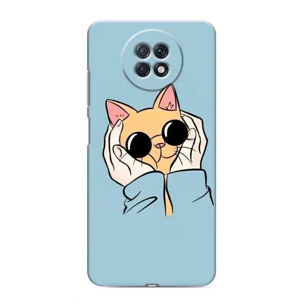 Чехол с рисунком «КОТИК в очках» для Xiaomi Redmi Note 9T Чехол с рисунком «КОТИК в очках» для Xiaomi Redmi Note 9T