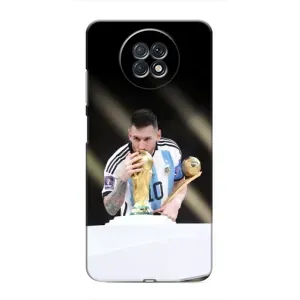 Чехлы Лео Месси Аргентина для Xiaomi Redmi Note 9T (Кубок Мира)