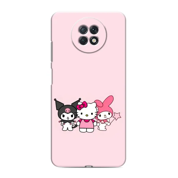 Чехол с рисунком «Куроми Мелоди Китти» для Xiaomi Redmi Note 9T Чехол с рисунком «Куроми Мелоди Китти» для Xiaomi Redmi Note 9T