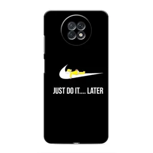 Силиконовый Чехол на Xiaomi Redmi Note 9T с картинкой Nike (Later)