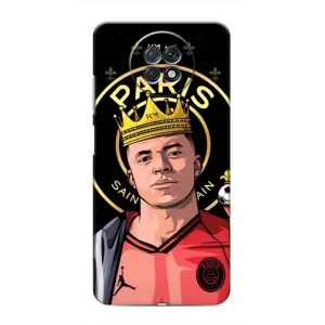Чехол (TPU) с Футболистом на Xiaomi Redmi Note 9T (Mbappe King)