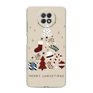 Чехол Санта Клаус для Xiaomi Redmi Note 9T (Merry Christmas)