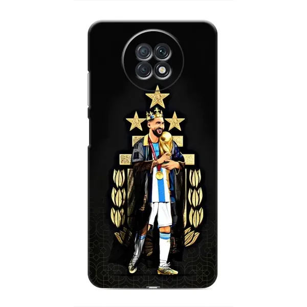 Чехол с рисунком «Месси король» для Xiaomi Redmi Note 9T