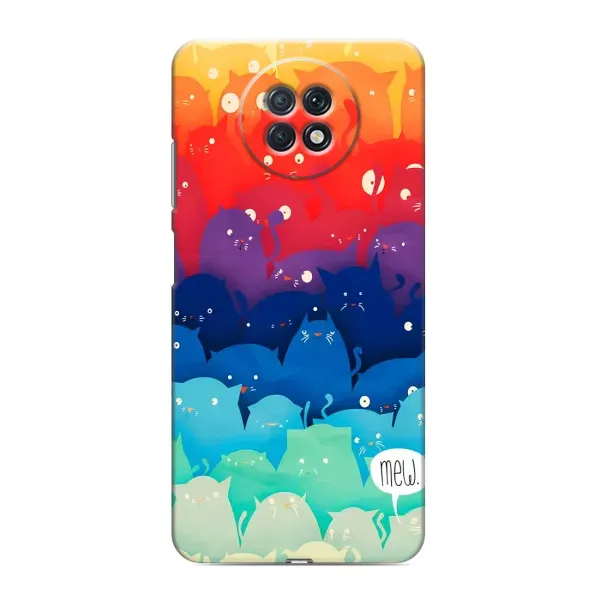 Чехол с рисунком «Mew» для Xiaomi Redmi Note 9T