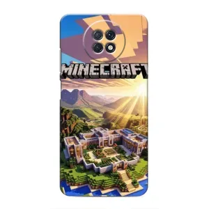 Чехол майнкрафт для Xiaomi Redmi Note 9T (MINECRAFT)