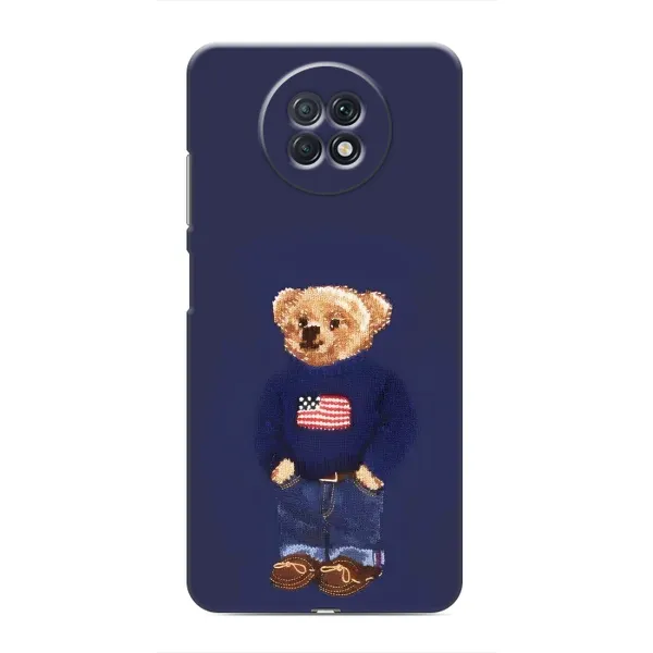 Чехол с рисунком «Мишка USA» для Xiaomi Redmi Note 9T Чехол с рисунком «Мишка USA» для Xiaomi Redmi Note 9T